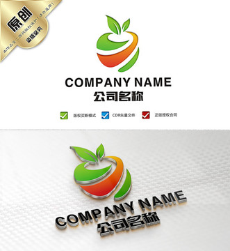 水果logo設(shè)計(jì) 水果店標(biāo)志