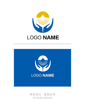 原創(chuàng)logo設(shè)計(jì) 金幣 手捧