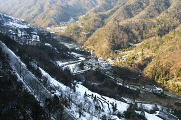 乡村雪景