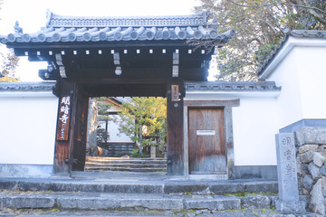 日本京都 东福寺 寺庙