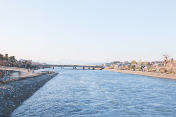 日本京都 宇治川 河流