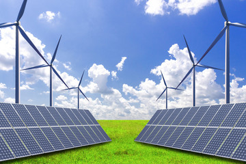 新能源 太阳能 风力发电