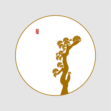 新中式極簡禪境創(chuàng)意松葉小品