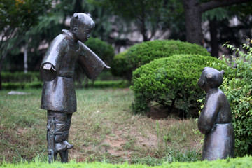 潍坊风筝广场雕塑