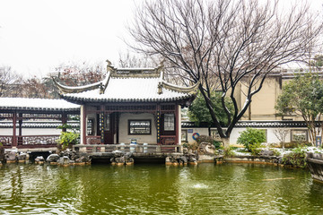 南京总统府雪景