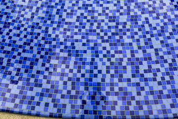 泳池 蓝色小瓷砖 酒店 三亚