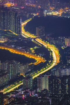 深圳罗沙路夜景