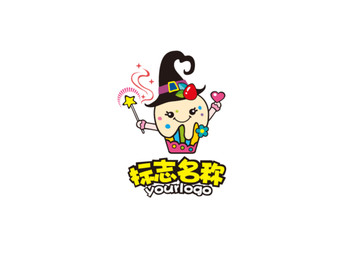 魔法蛋糕烘焙標(biāo)志