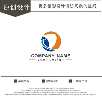 D 字母 logo