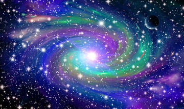 多彩漩涡星系