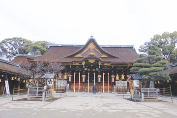 日本京都 北野天满宫 神社