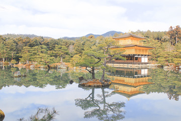 日本京都 金阁寺 寺庙