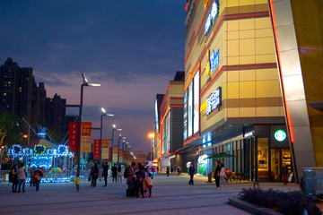 成都新城吾悦广场 夜景