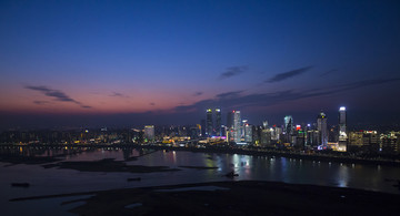 赣江夜景 夜色全景