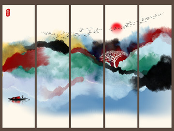 抽象畫