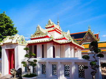 白色泰式建筑 白色泰国建筑
