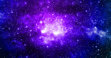 紫蓝色星空