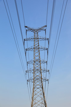 高压线铁塔 电网