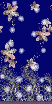 蕾絲 寶石 有分層