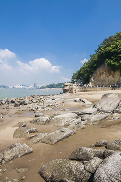 鼓浪屿的海滩