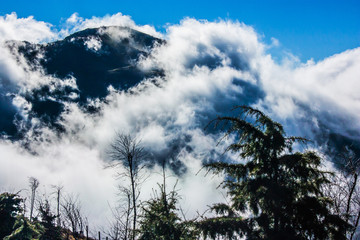 云南轿子雪山云海