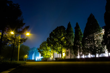 唐山博物馆夜景