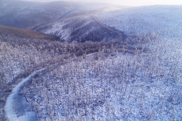 林海雪原 航拍