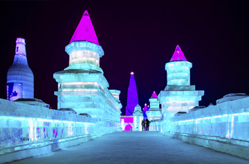 冰雪大世界 冰雕 冰景 冰建筑