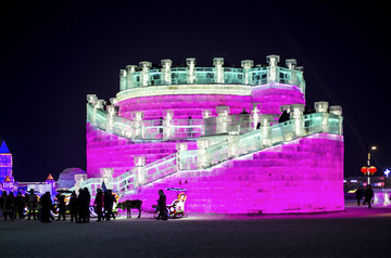 冰雪大世界 冰雕 冰景 冰建筑