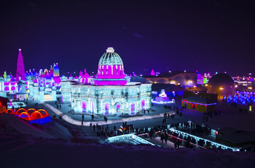 冰雪大世界 冰雕 冰景 冰建筑