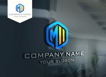 M字母LOGO設(shè)計 標志設(shè)計