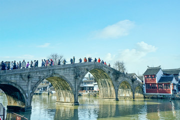 江南水乡 石拱桥