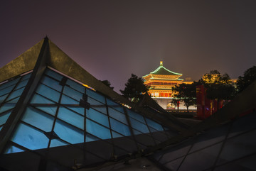 西安钟楼夜景