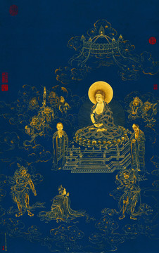 丁觀鵬無量壽佛圖
