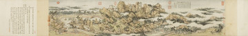 錢維城山水雁蕩圖