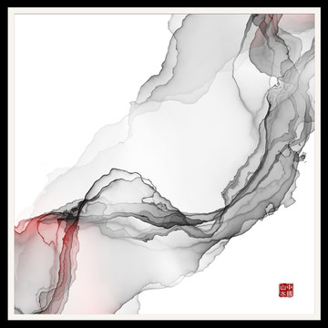抽象意境水墨畫(huà) 水墨裝飾畫(huà)