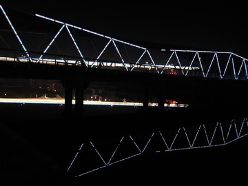 西安 浐灞生态区 夜景 历史名