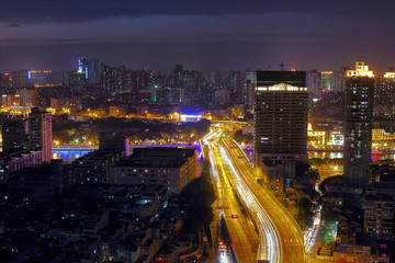 广州城市风光夜景