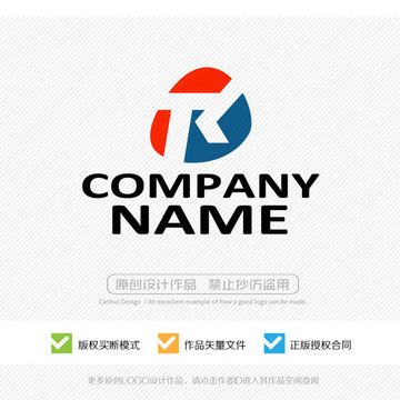 TK字母 KT字母 LOGO