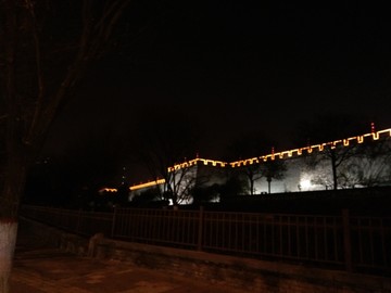 西安 钟楼 鼓楼 周边 夜景