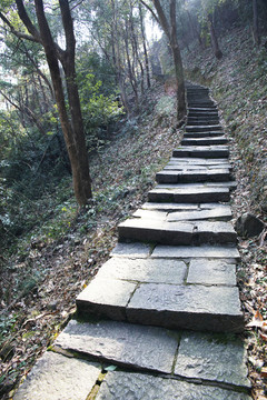 山中石路