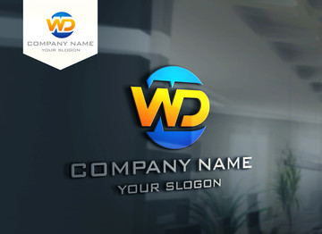 WD字母LOGO设计