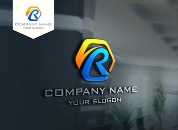 R字母LOGO設計