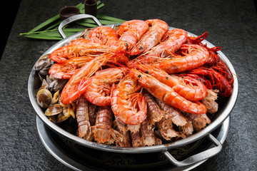 阿根廷红虾海鲜小咖