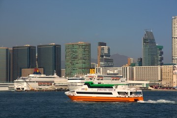 香港维多利亚港城市风光