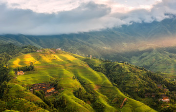 广西龙脊梯田风景