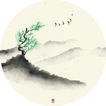 山水画