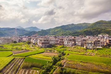 房屋密集的村落