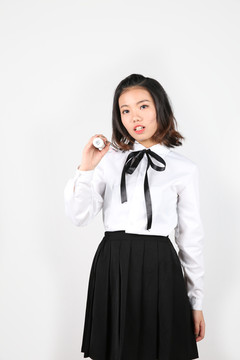 学校女生制服