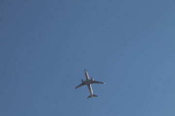 飞机 蓝天